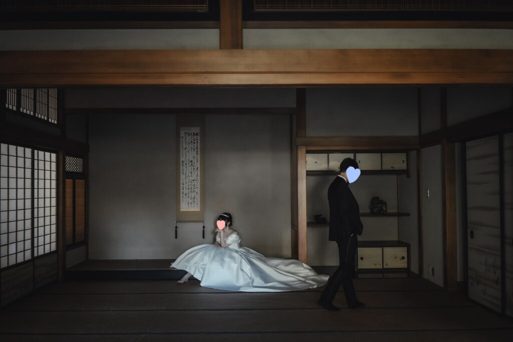 旧古河邸 フォトウェディング 和室