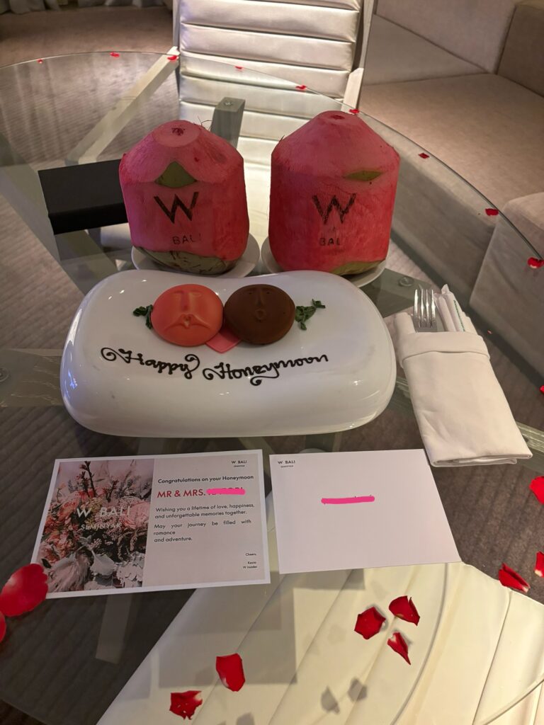 Wバリ スミニャック 新婚旅行 ハネムーン