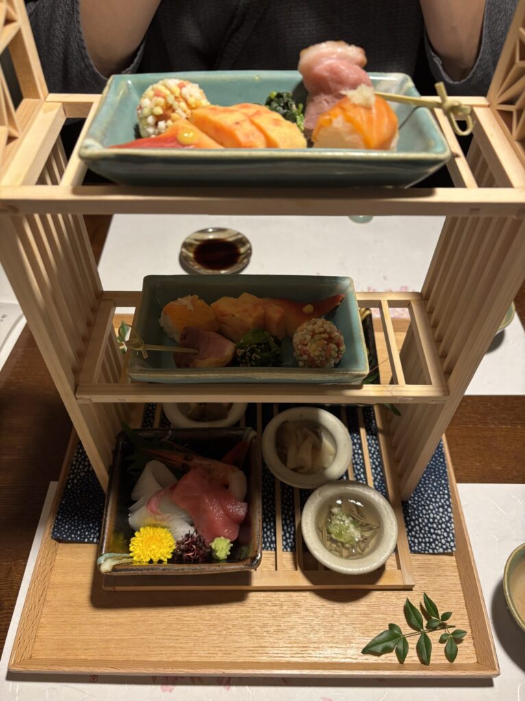 界鬼怒川 夕食 特別会席 宝楽盛り 八寸 お造り 酢の物