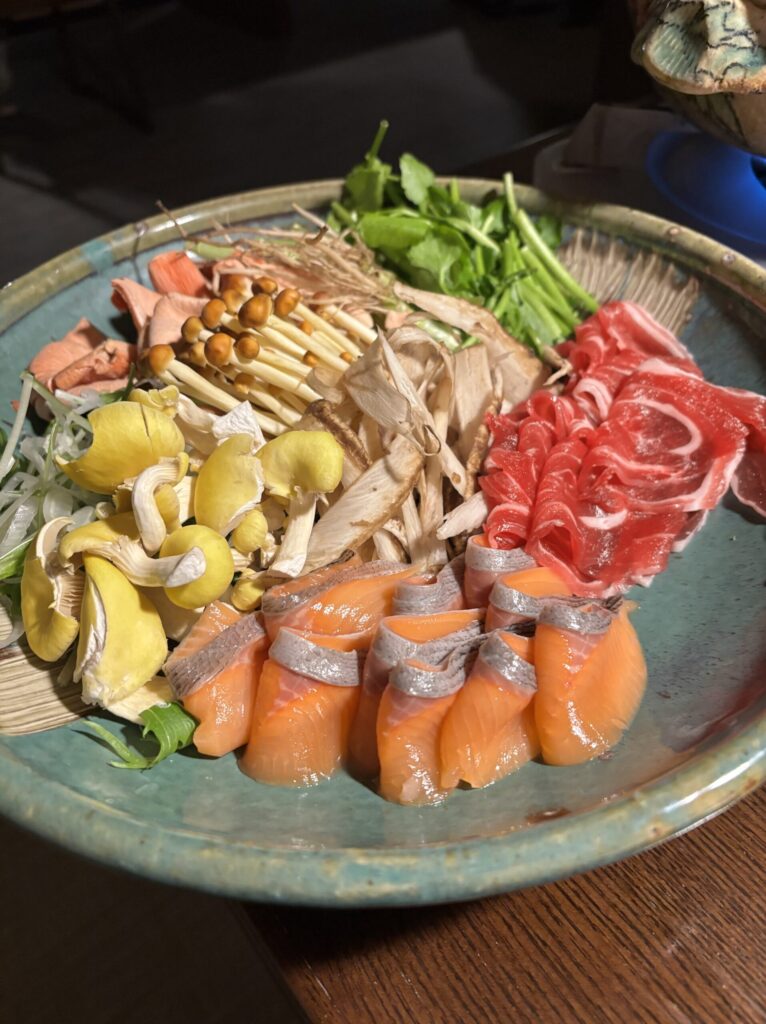 界鬼怒川 夕食 特別会席 桜牡丹鍋