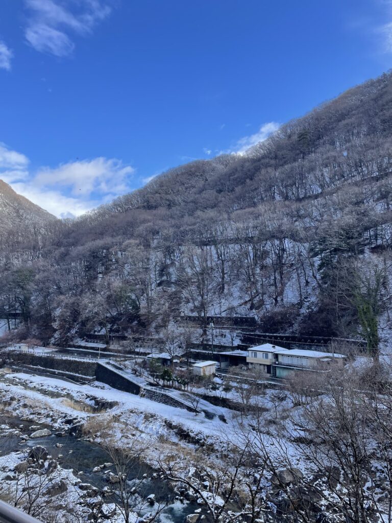 界 川治 積雪