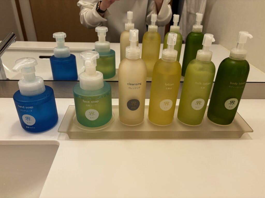 界秋保 客室 アメニティ