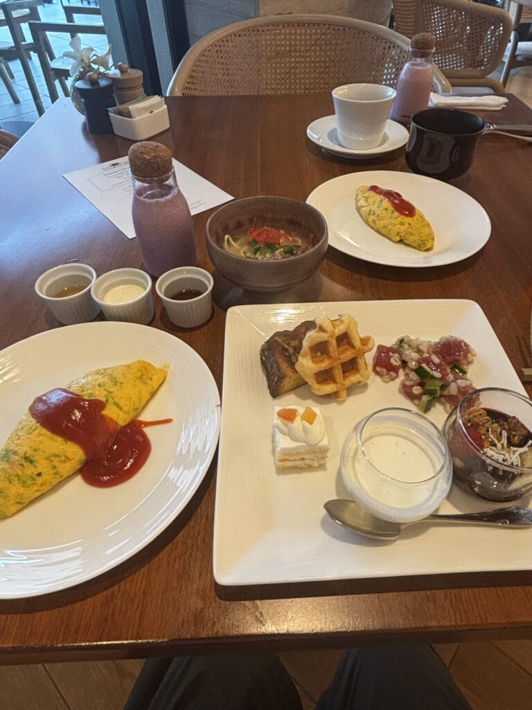 HOUSE WITHOUT A KEYの朝食ビュッフェ　ハレクラニ沖縄